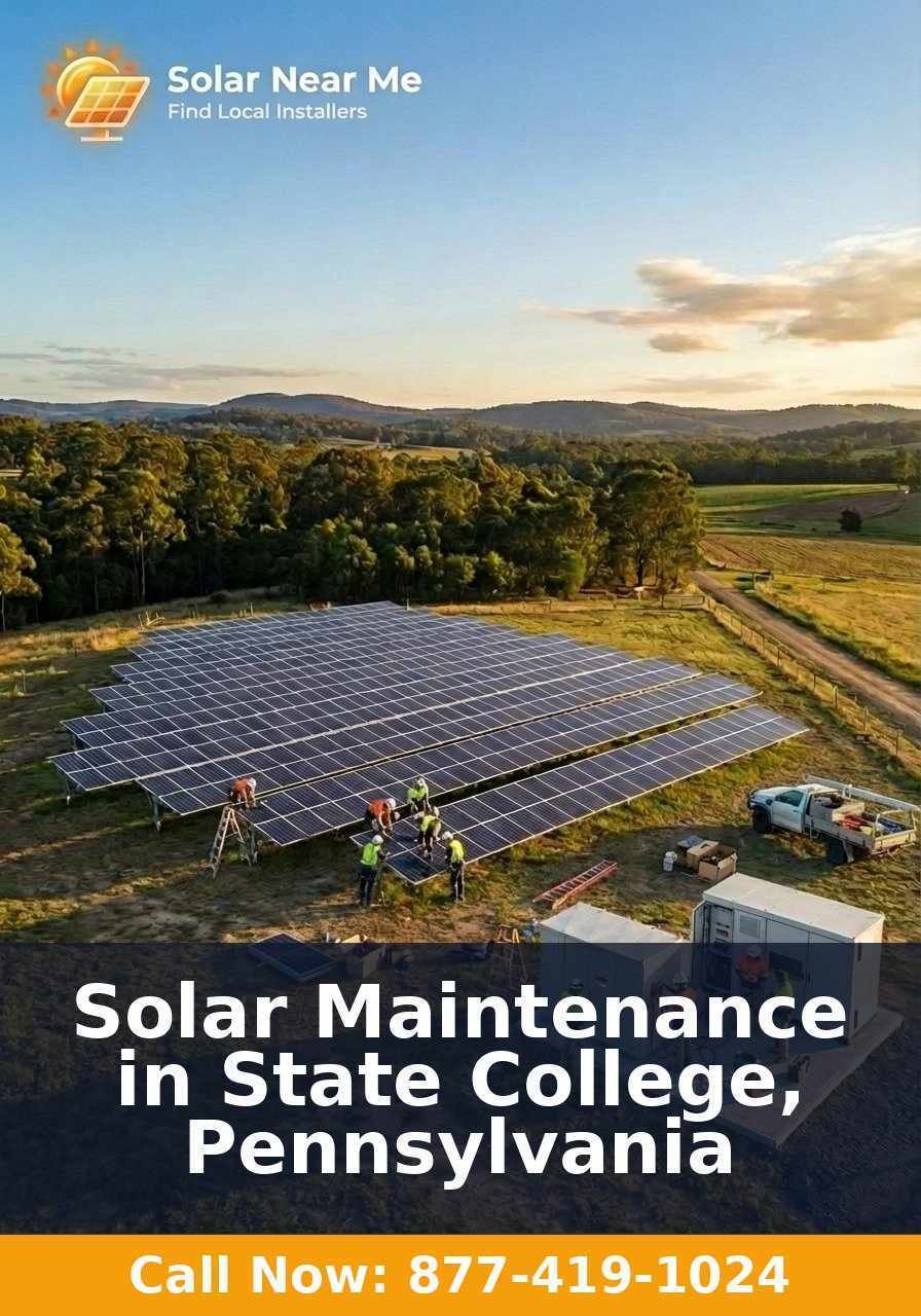 Solar Maintenance in State College, Pennsylvania
