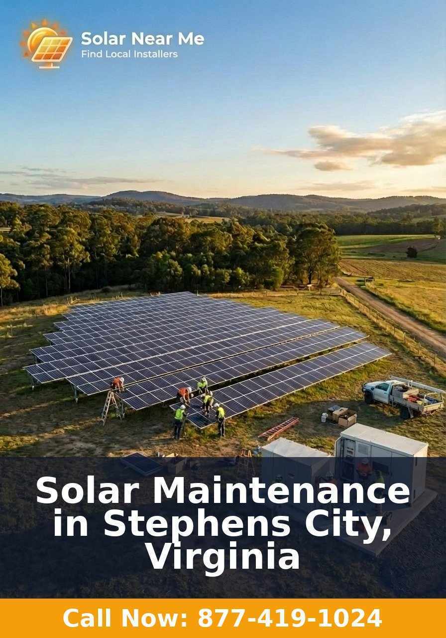 Solar Maintenance in Stephens City, Virginia