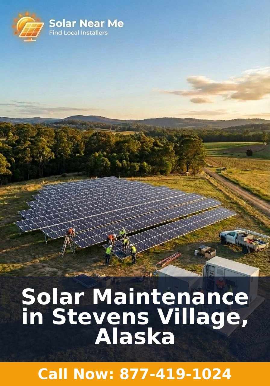 Solar Maintenance in Stevens Village, Alaska