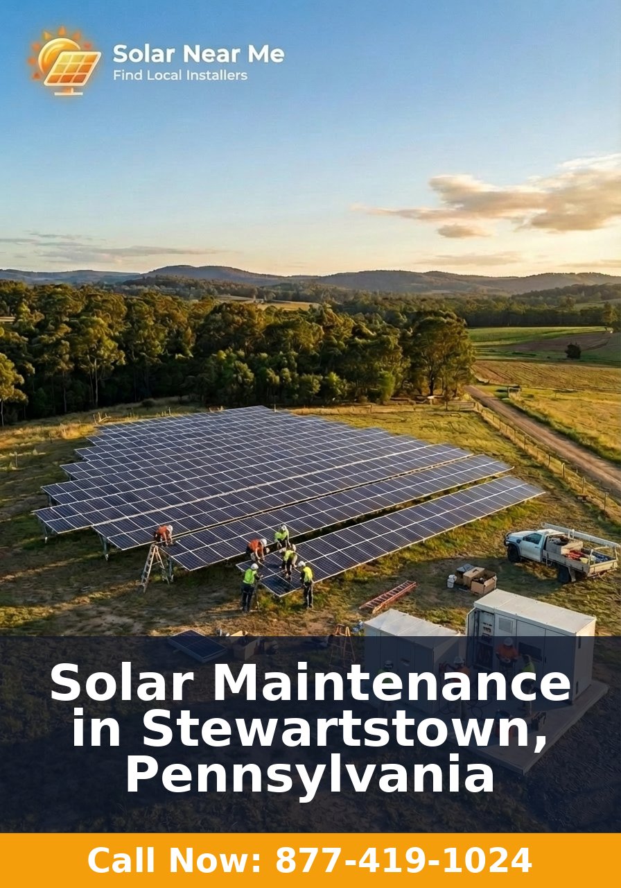 Solar Maintenance in Stewartstown, Pennsylvania