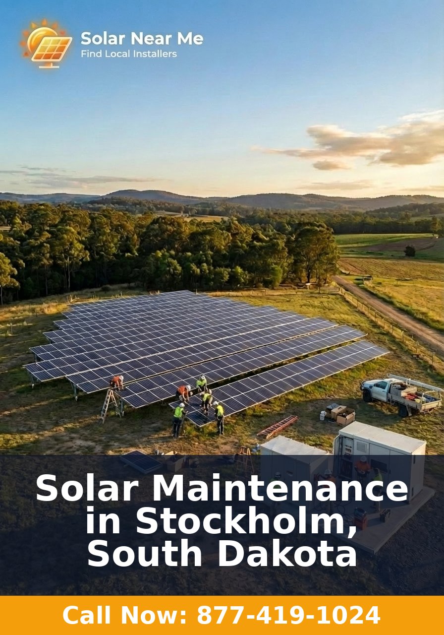 Solar Maintenance in Stockholm, South Dakota