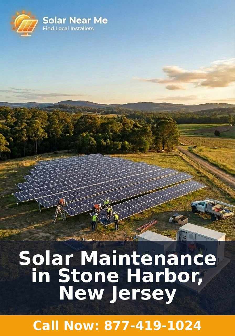 Solar Maintenance in Stone Harbor, New Jersey