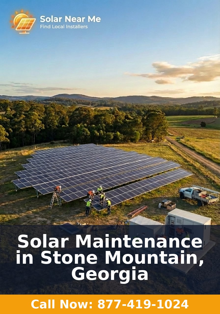 Solar Maintenance in Stone Mountain, Georgia
