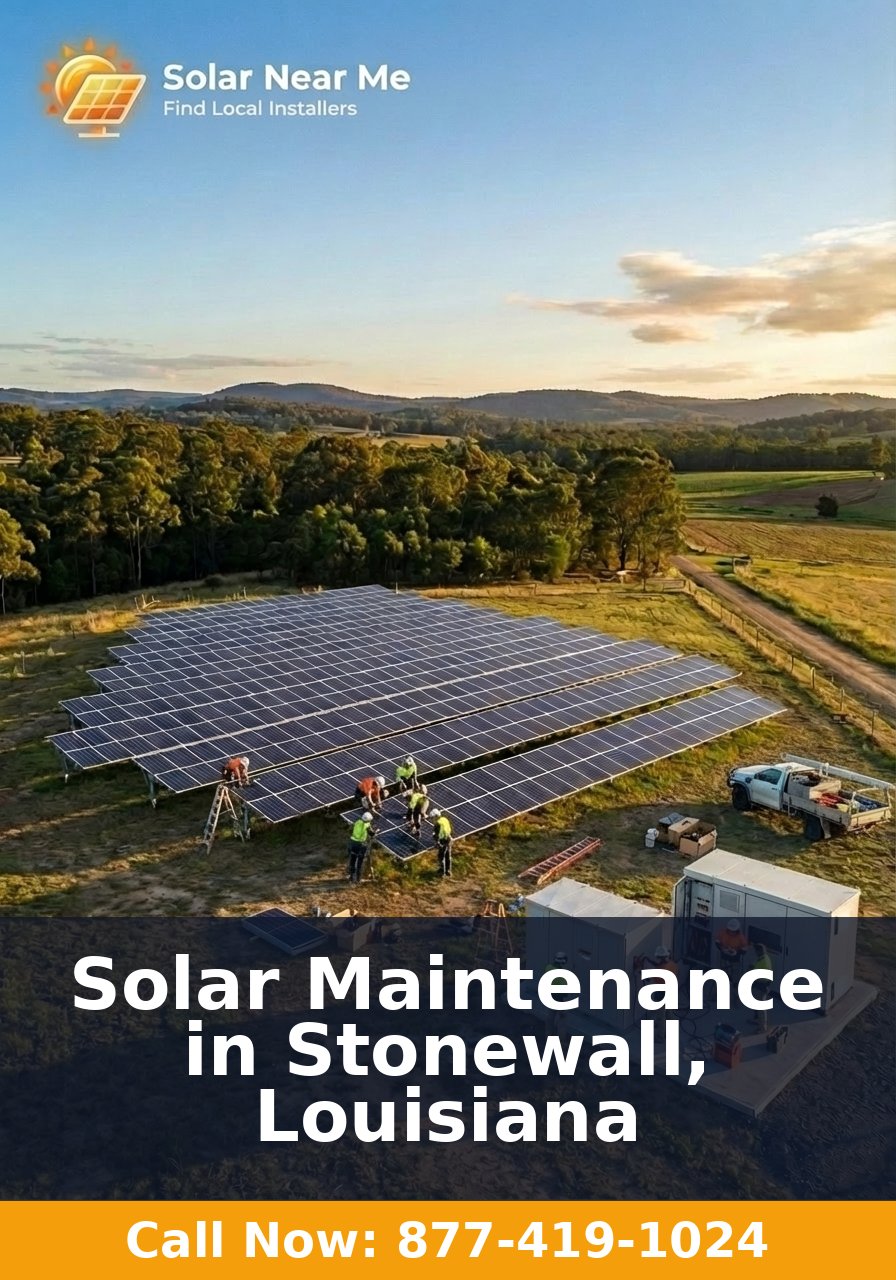 Solar Maintenance in Stonewall, Louisiana