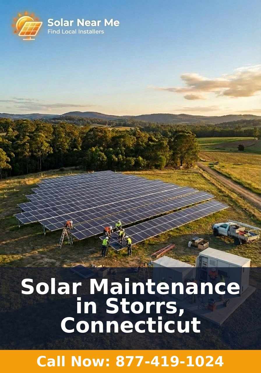 Solar Maintenance in Storrs, Connecticut