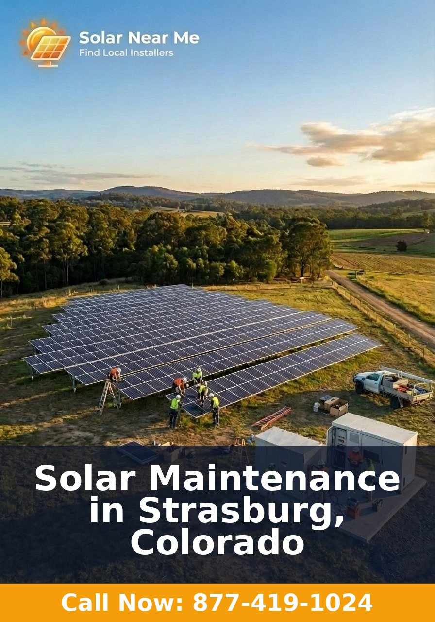 Solar Maintenance in Strasburg, Colorado