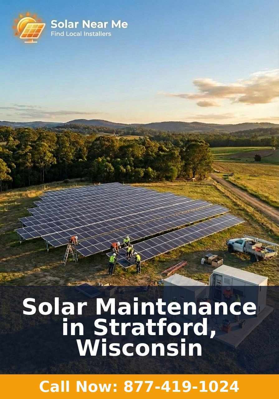 Solar Maintenance in Stratford, Wisconsin