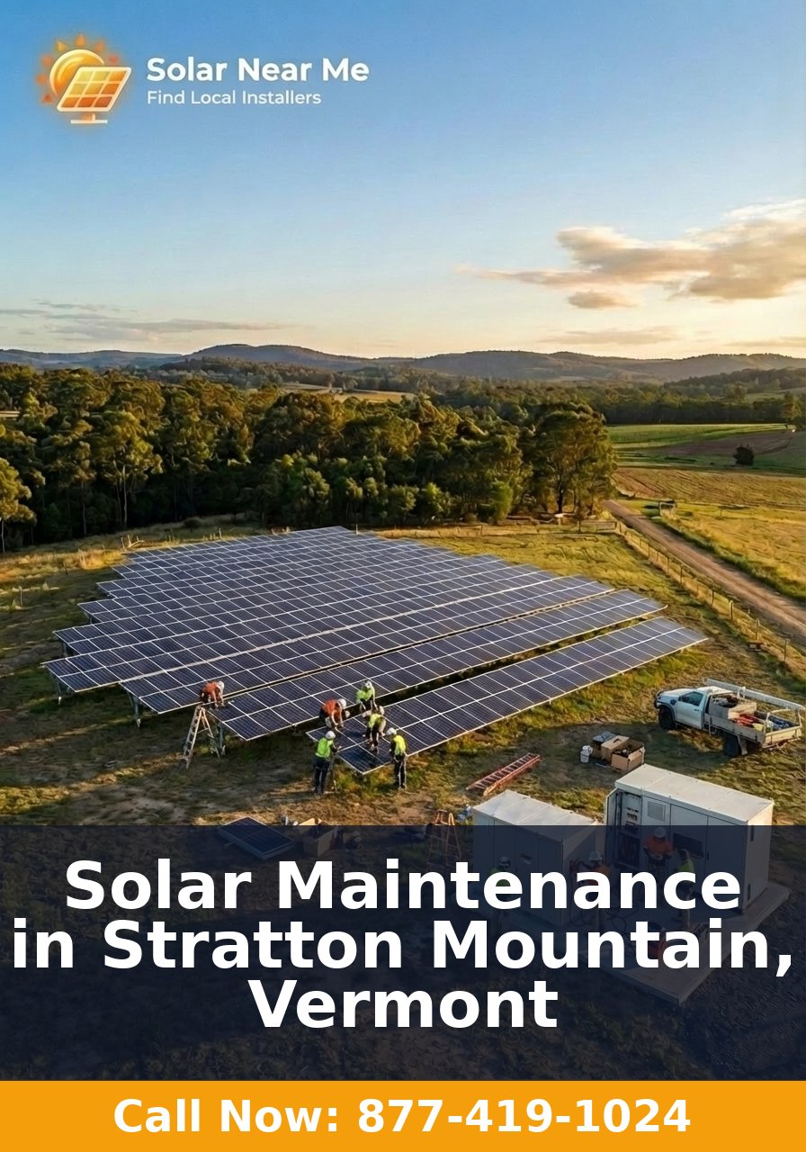 Solar Maintenance in Stratton Mountain, Vermont