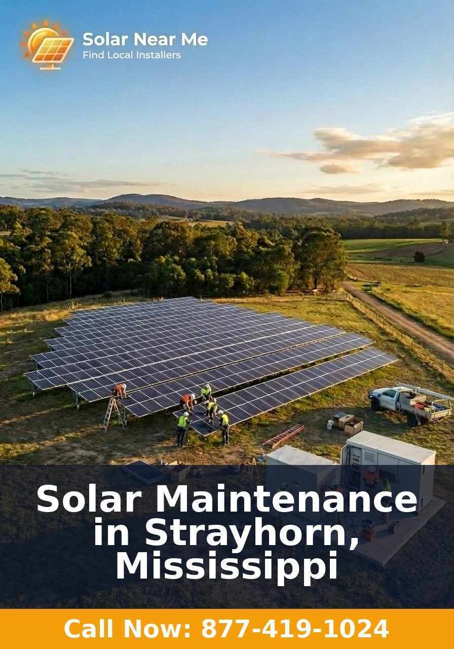 Solar Maintenance in Strayhorn, Mississippi