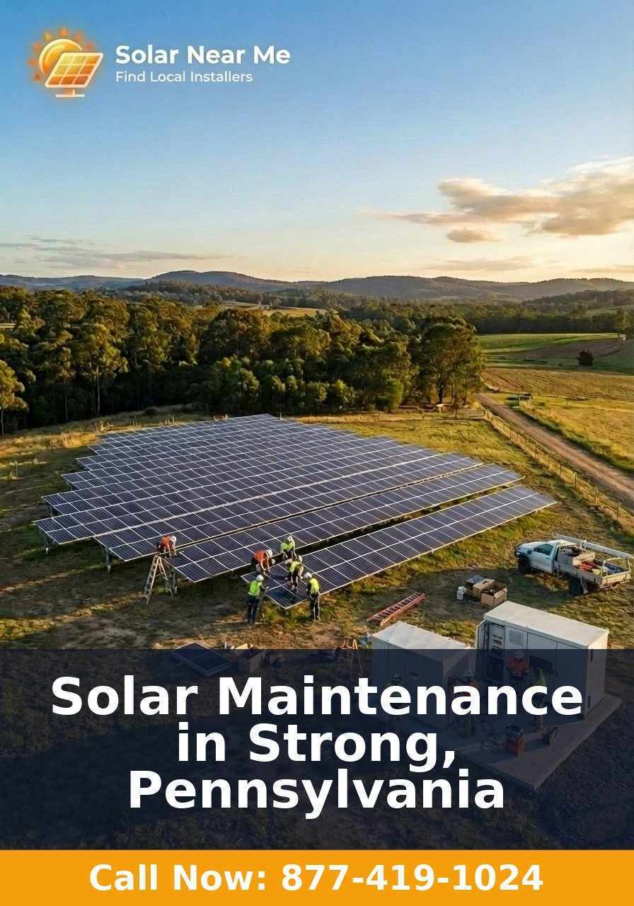 Solar Maintenance in Strong, Pennsylvania