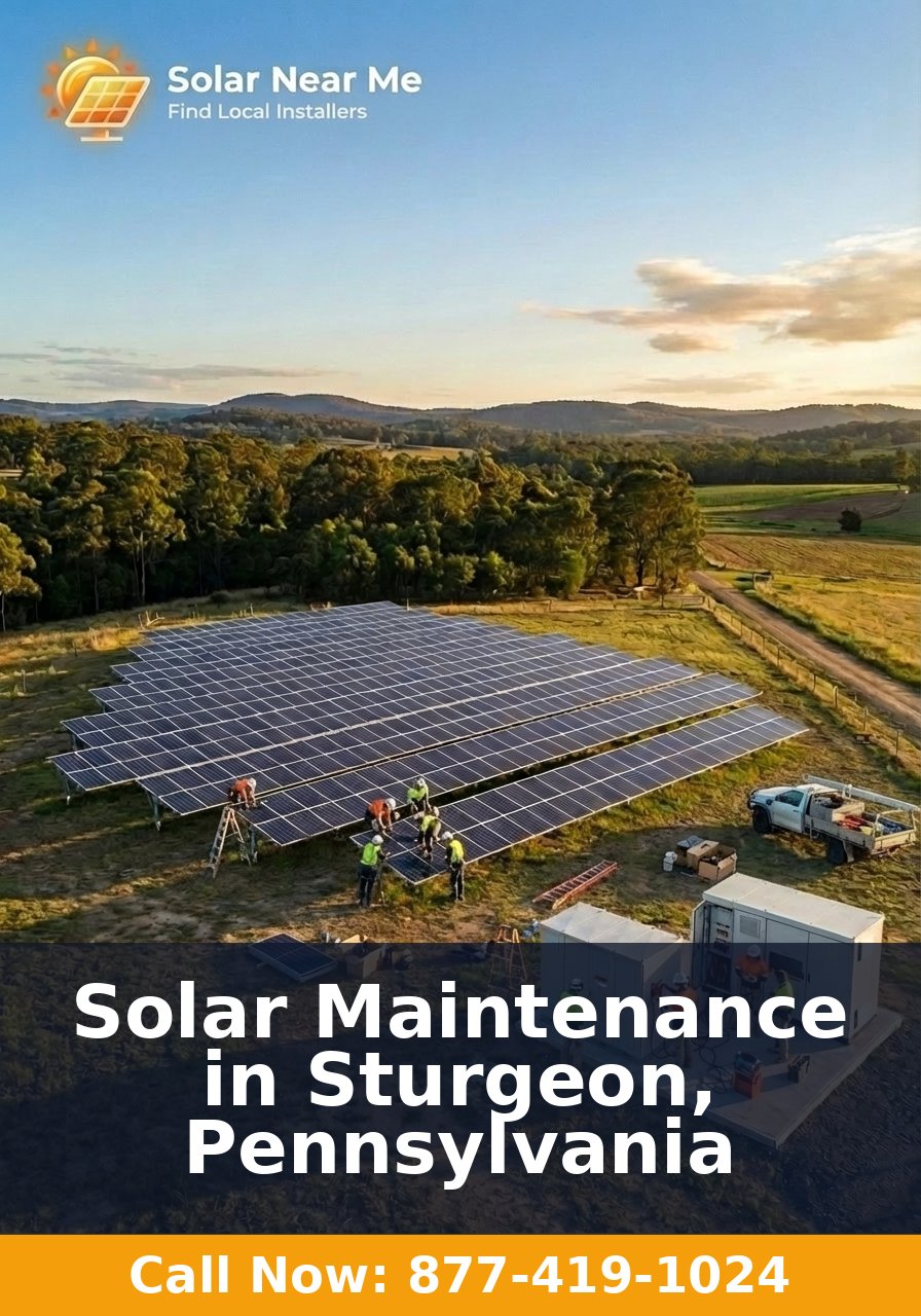 Solar Maintenance in Sturgeon, Pennsylvania