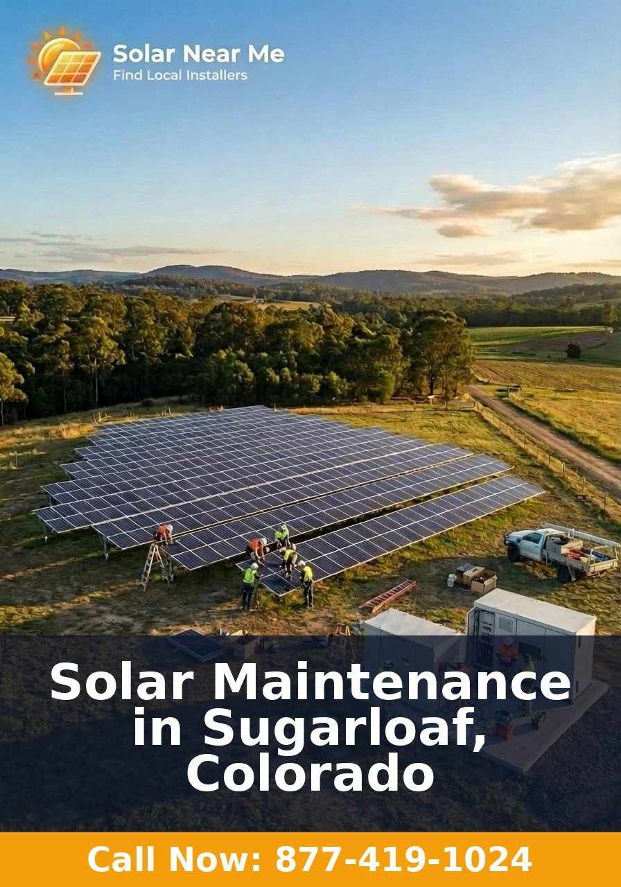 Solar Maintenance in Sugarloaf, Colorado