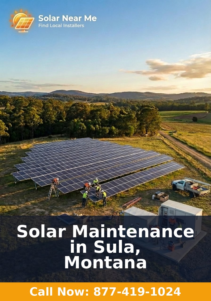 Solar Maintenance in Sula, Montana