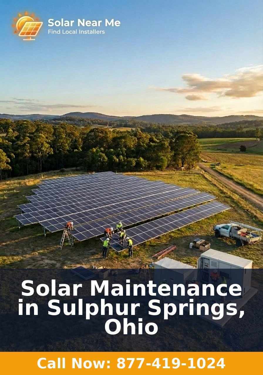 Solar Maintenance in Sulphur Springs, Ohio