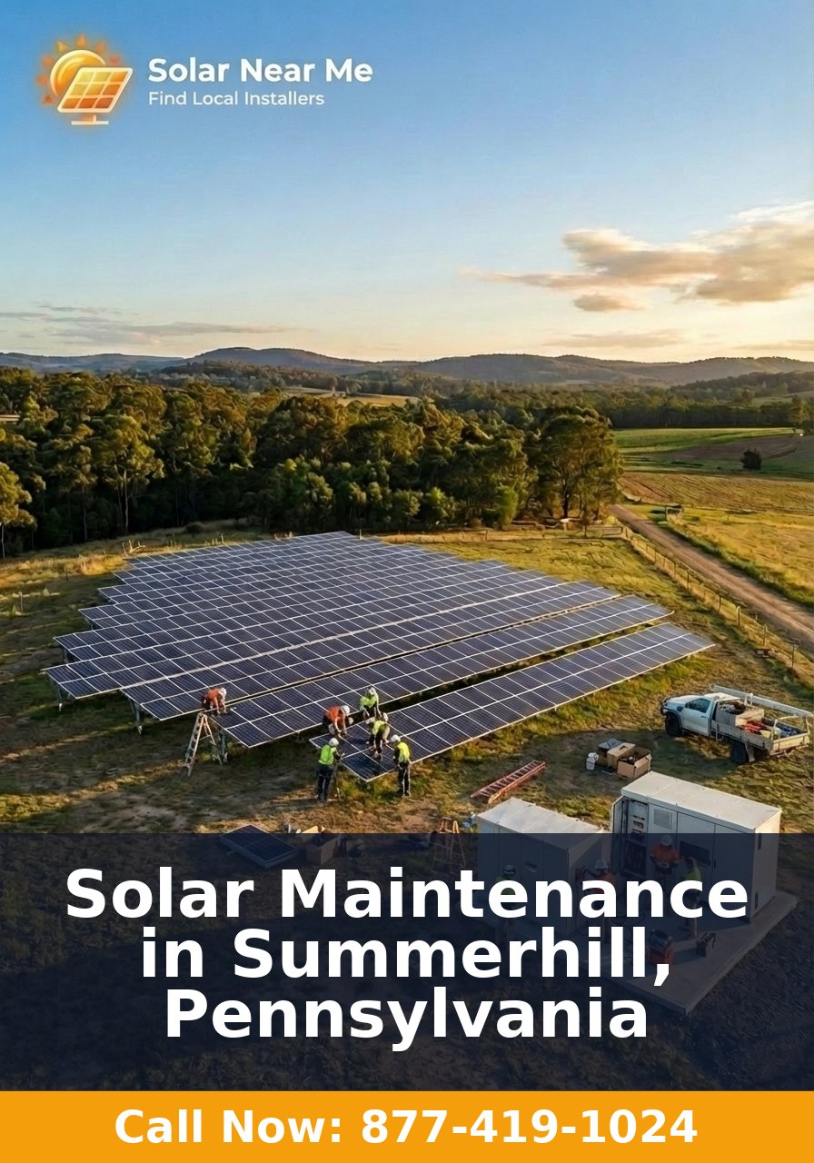 Solar Maintenance in Summerhill, Pennsylvania