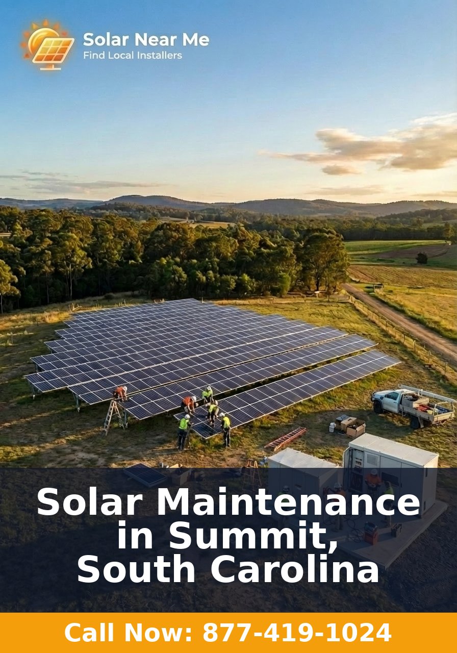 Solar Maintenance in Summit, South Carolina