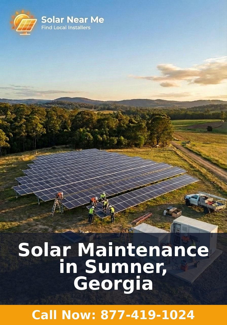 Solar Maintenance in Sumner, Georgia
