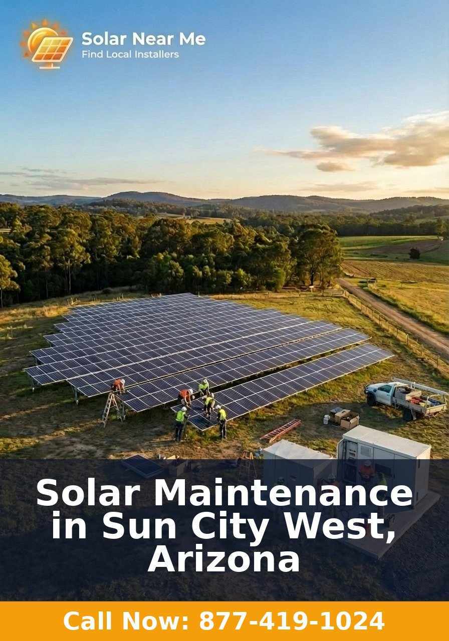 Solar Maintenance in Sun City West, Arizona
