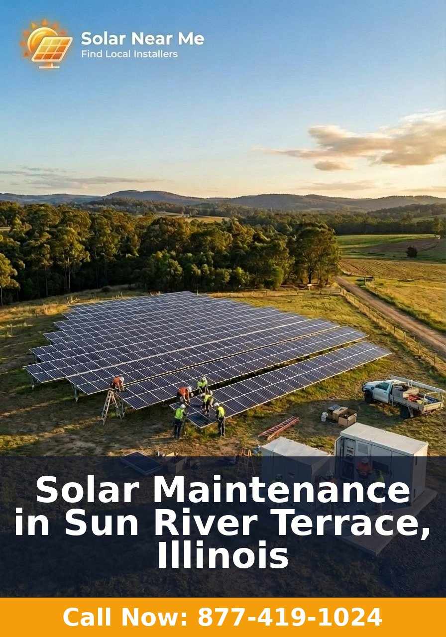 Solar Maintenance in Sun River Terrace, Illinois