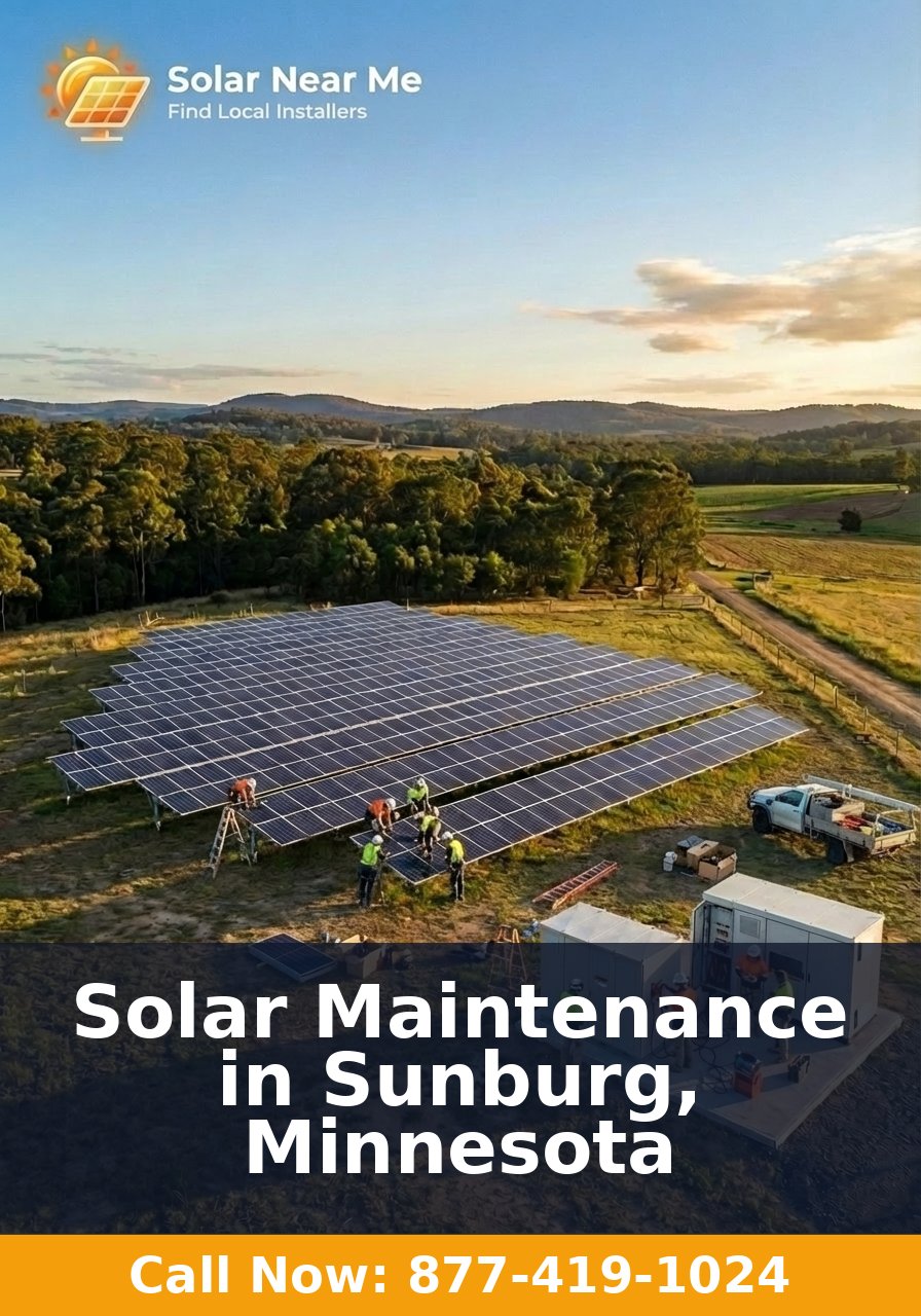 Solar Maintenance in Sunburg, Minnesota