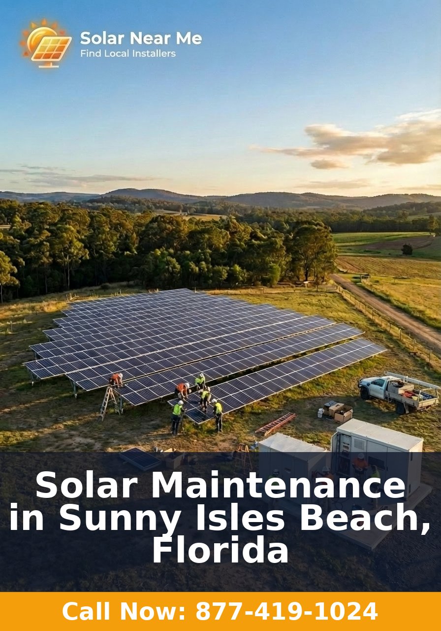 Solar Maintenance in Sunny Isles Beach, Florida