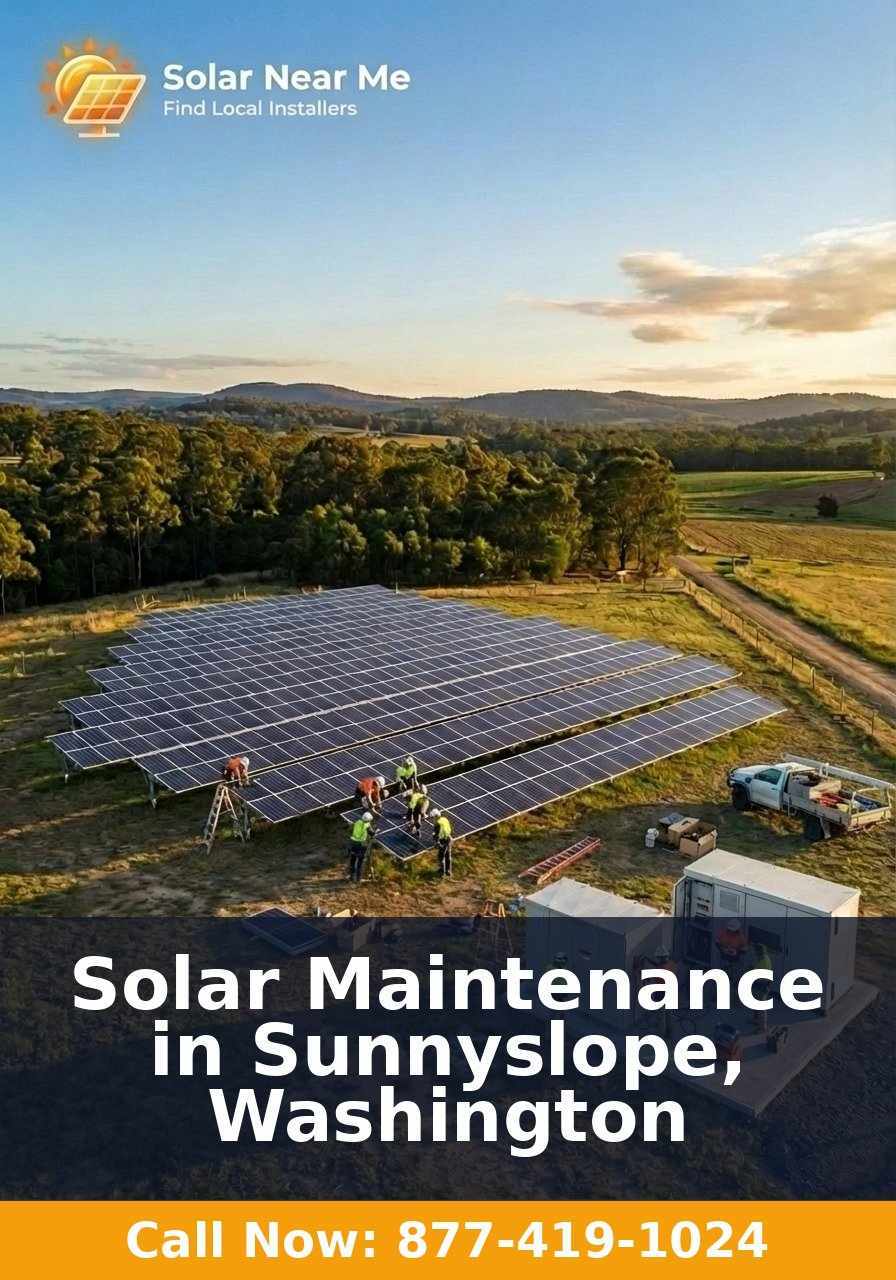 Solar Maintenance in Sunnyslope, Washington