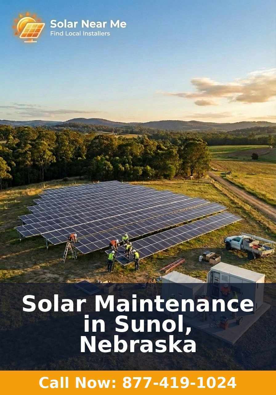 Solar Maintenance in Sunol, Nebraska