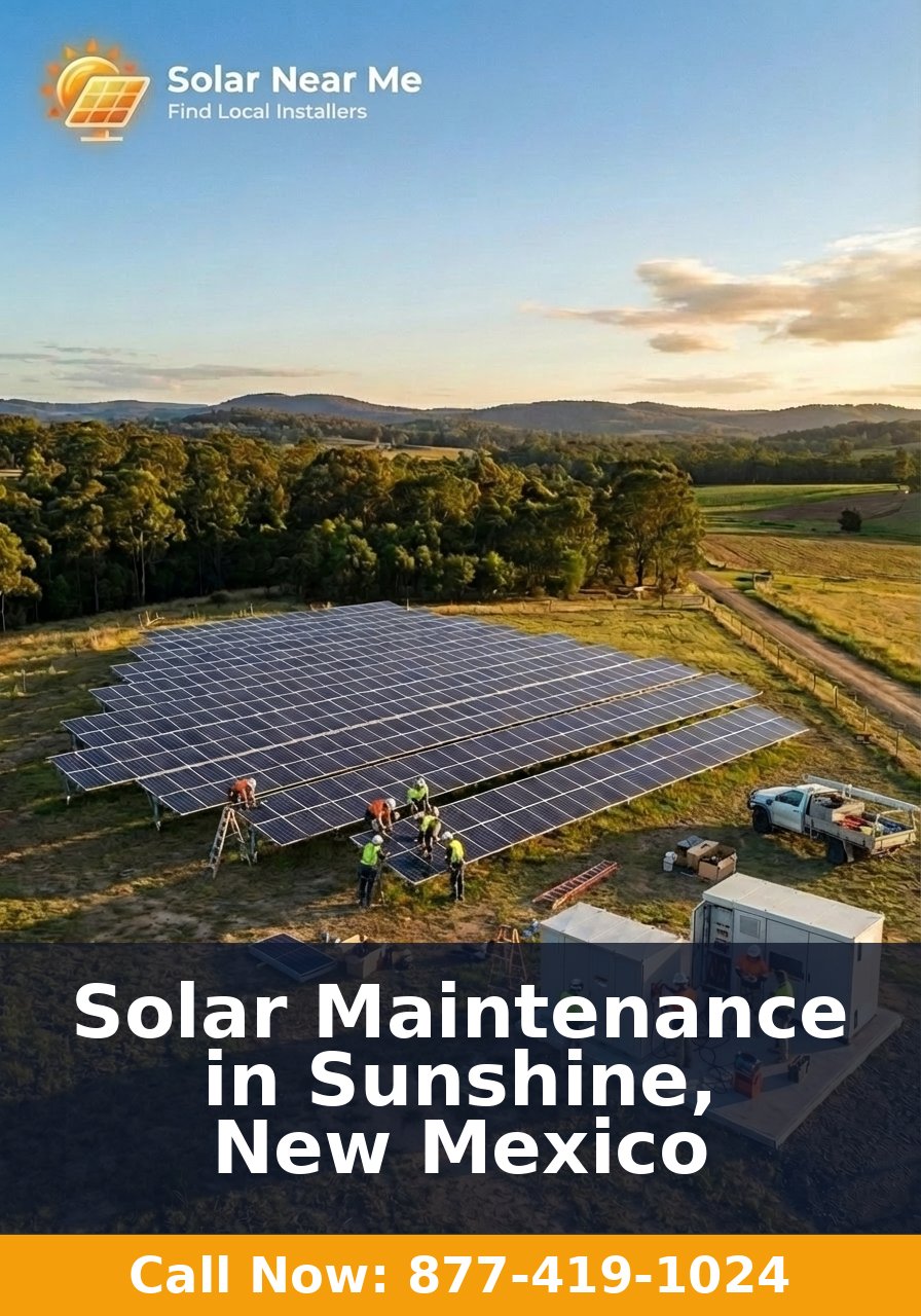 Solar Maintenance in Sunshine, New Mexico