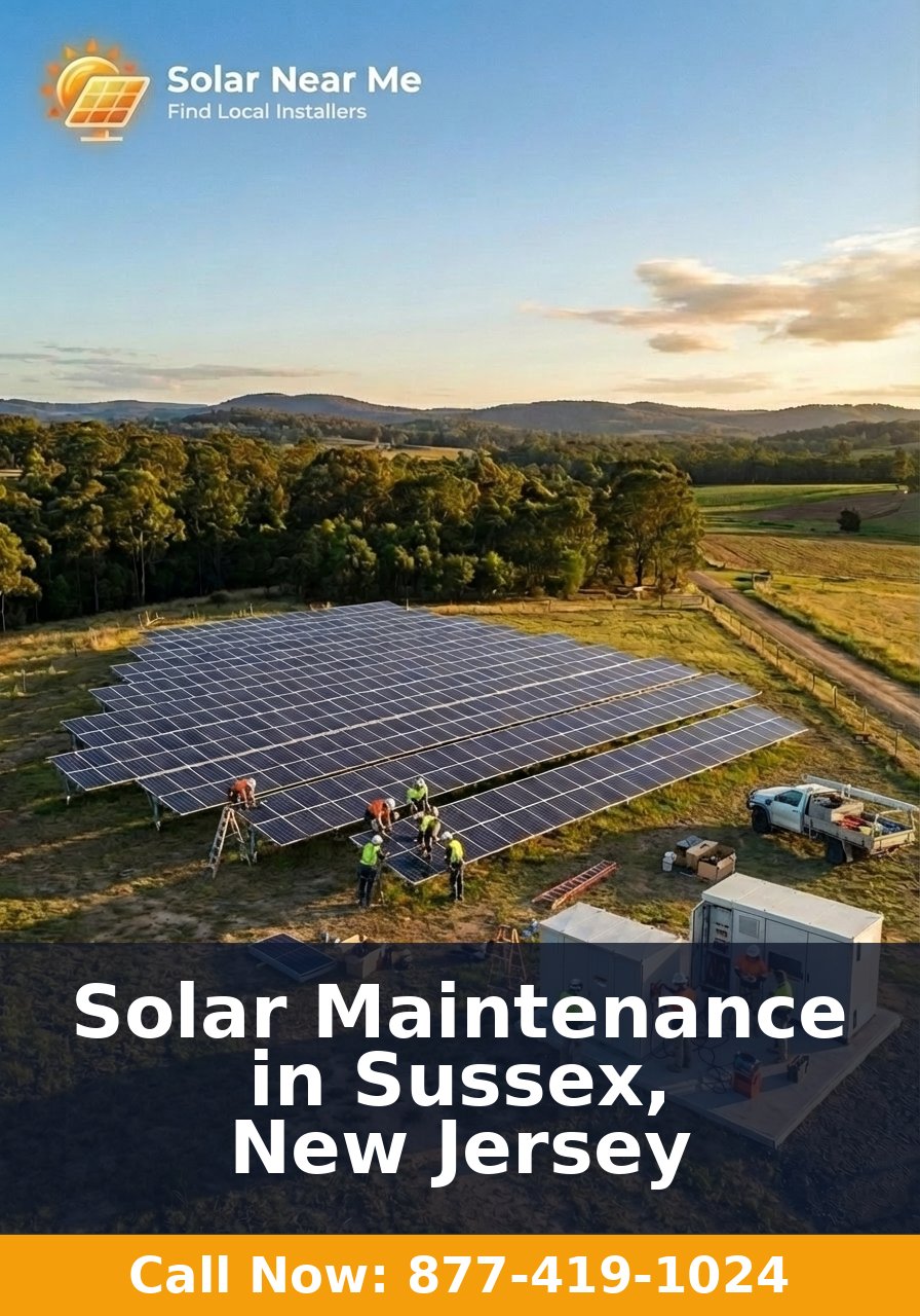Solar Maintenance in Sussex, New Jersey
