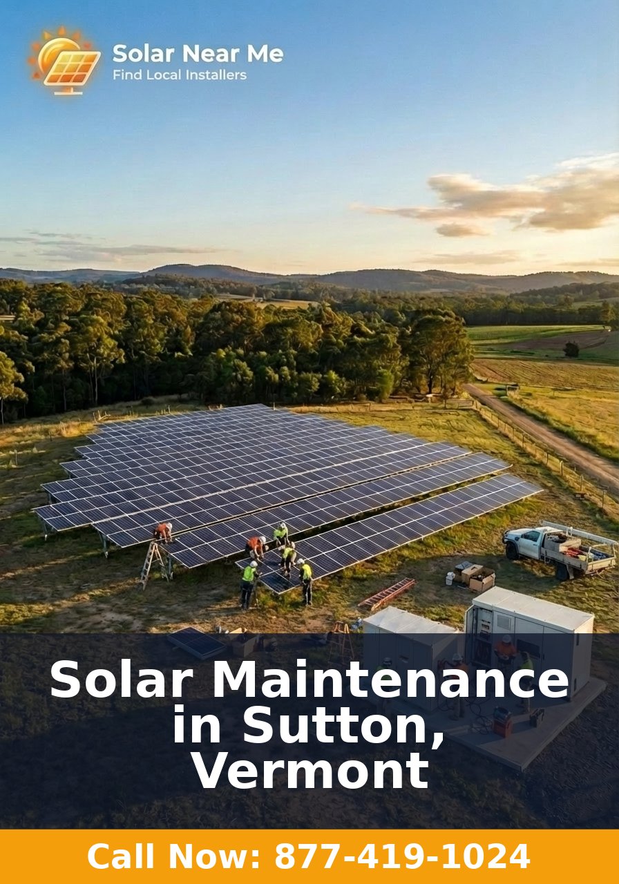 Solar Maintenance in Sutton, Vermont