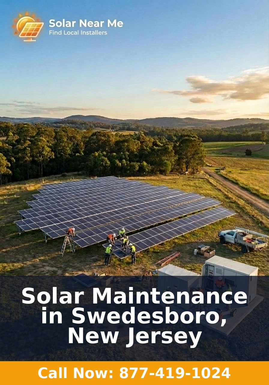 Solar Maintenance in Swedesboro, New Jersey