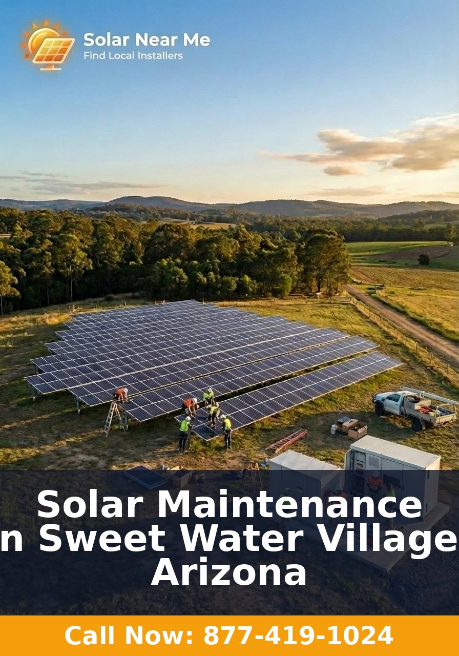 Solar Maintenance in Sweet Water Village, Arizona