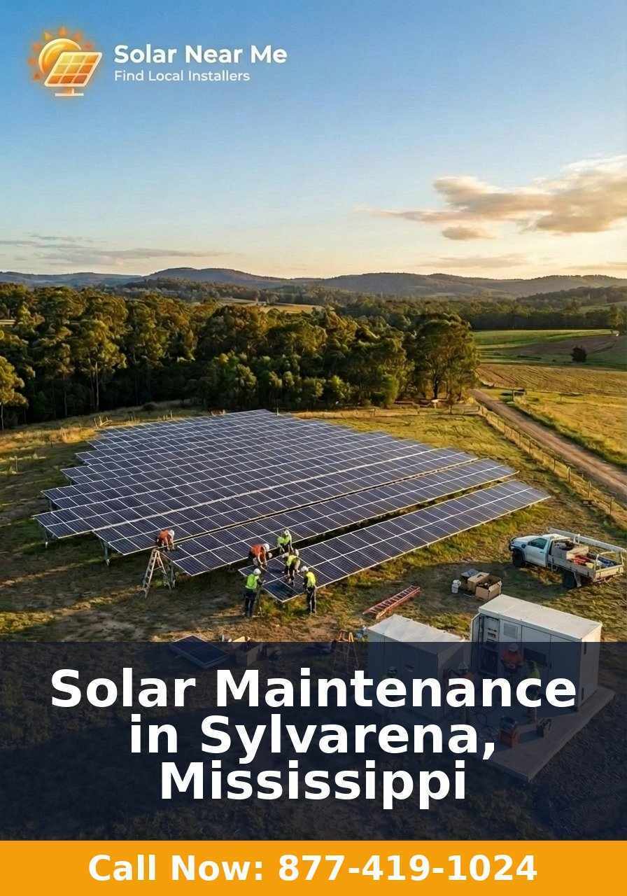Solar Maintenance in Sylvarena, Mississippi