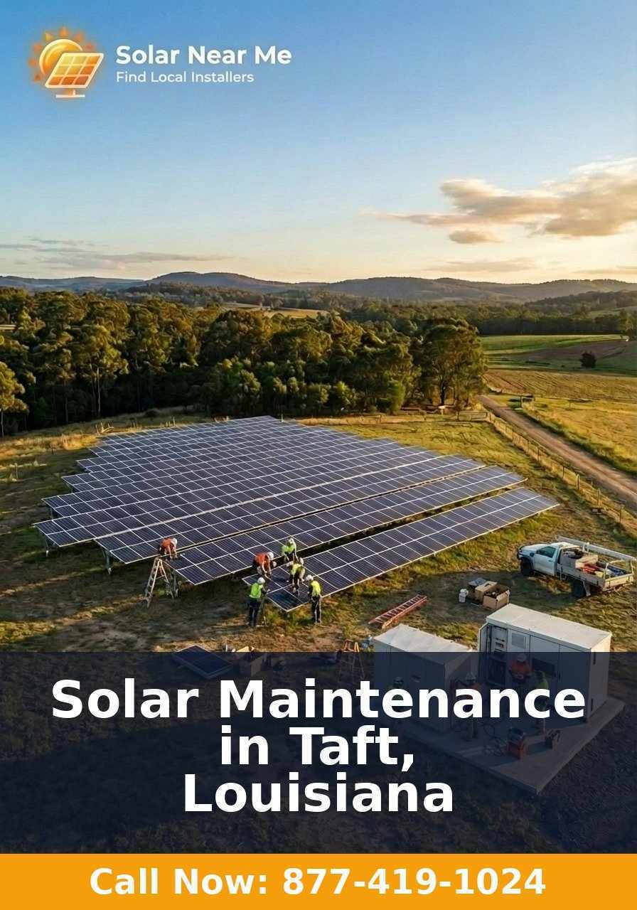 Solar Maintenance in Taft, Louisiana