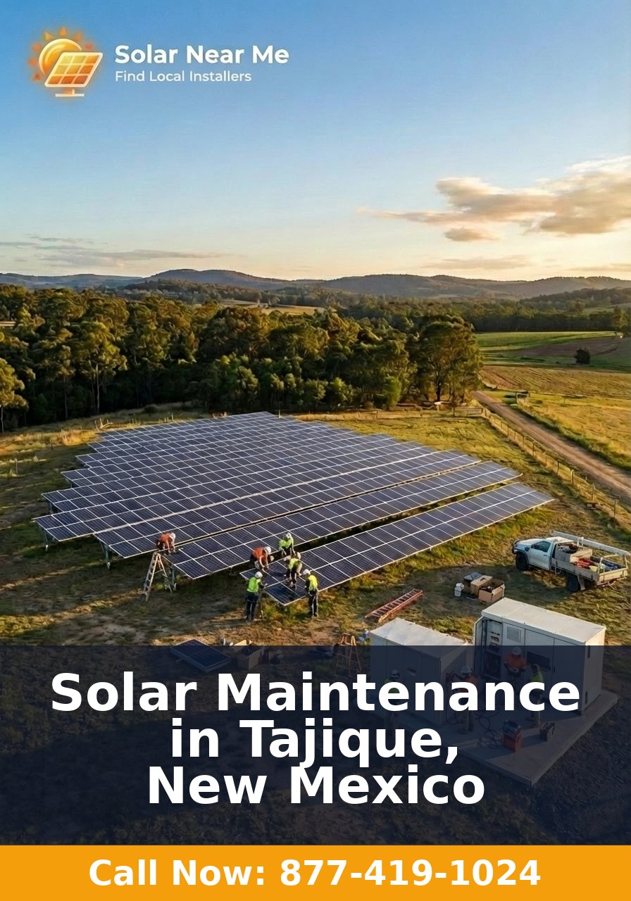 Solar Maintenance in Tajique, New Mexico