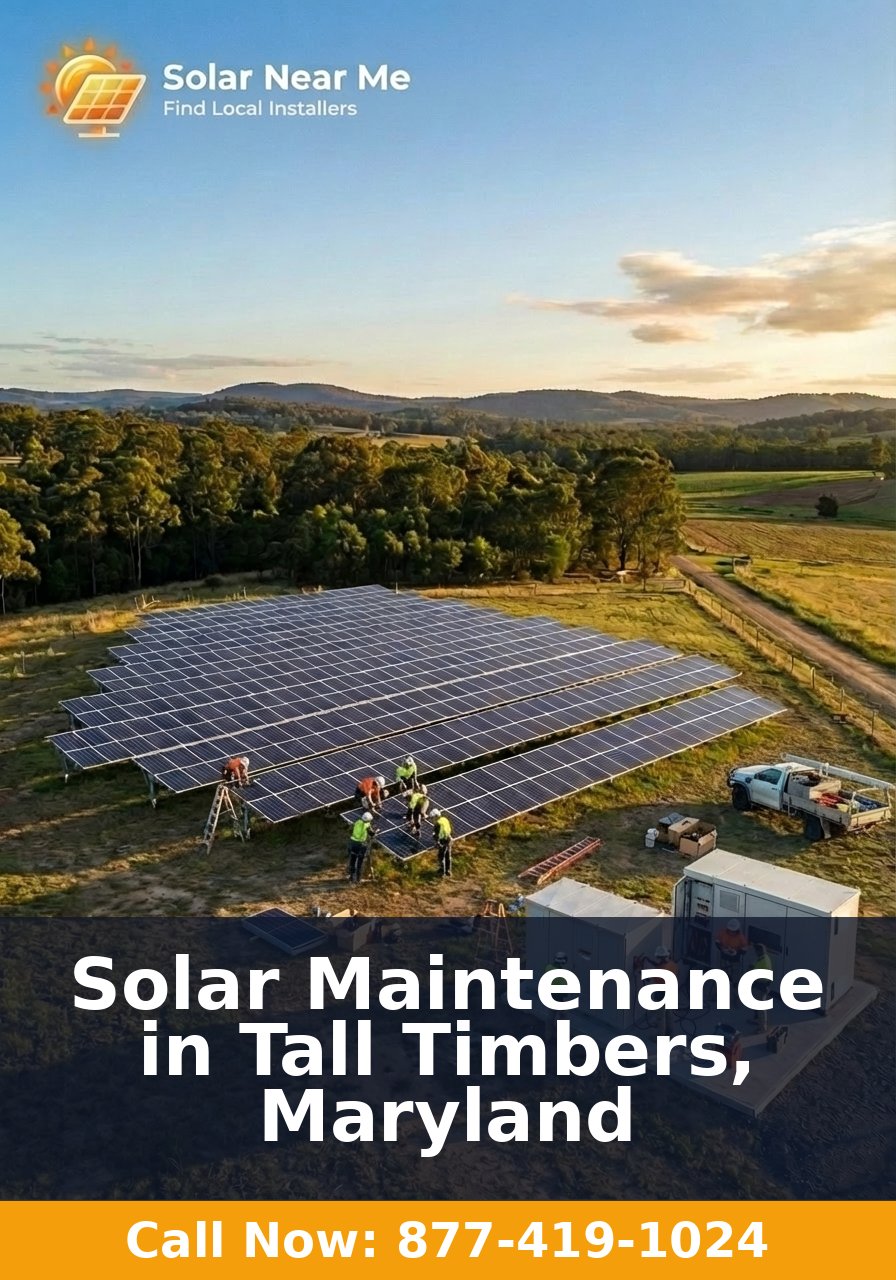 Solar Maintenance in Tall Timbers, Maryland