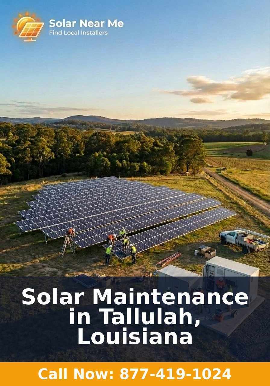 Solar Maintenance in Tallulah, Louisiana