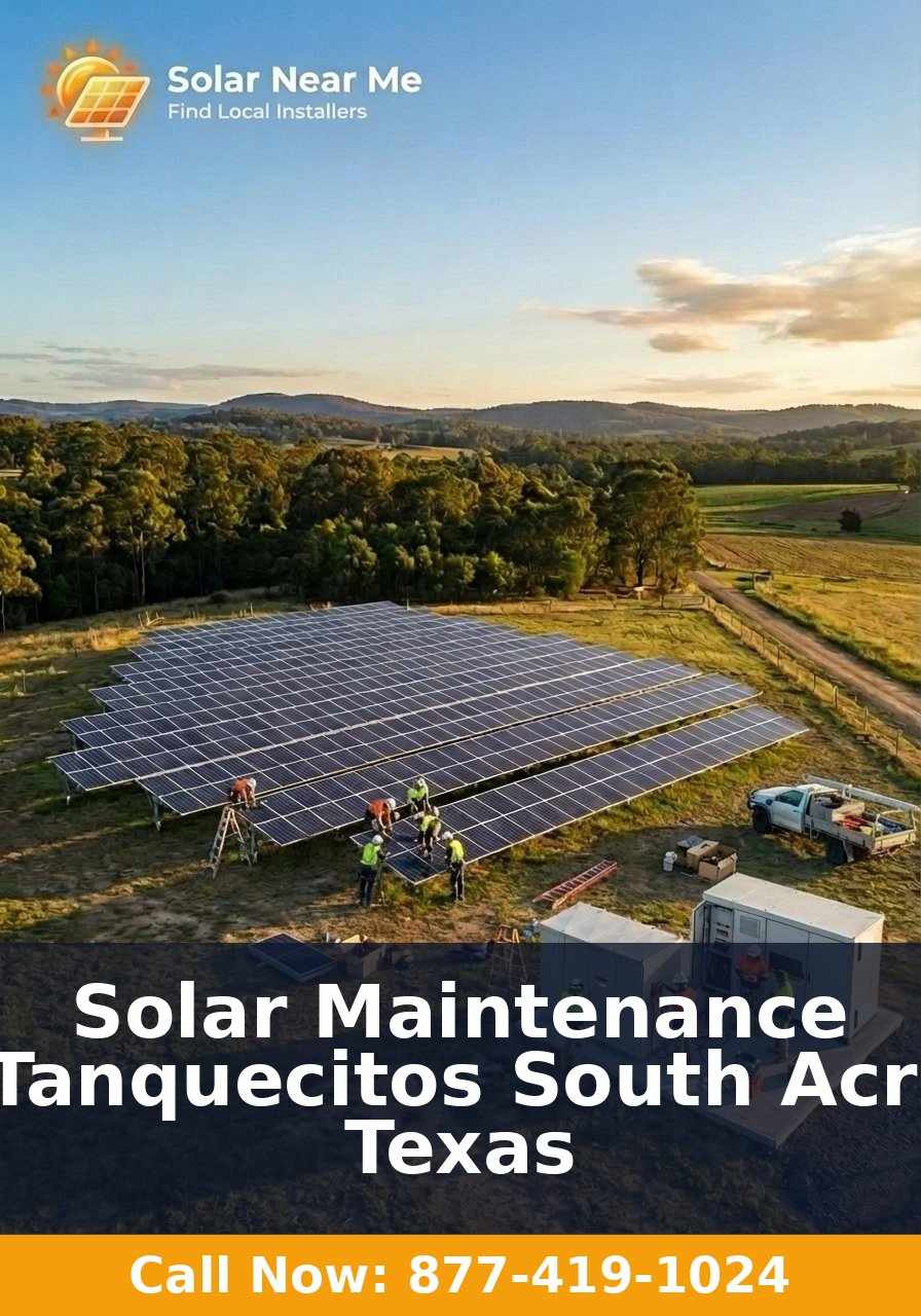 Solar Maintenance in Tanquecitos South Acres, Texas