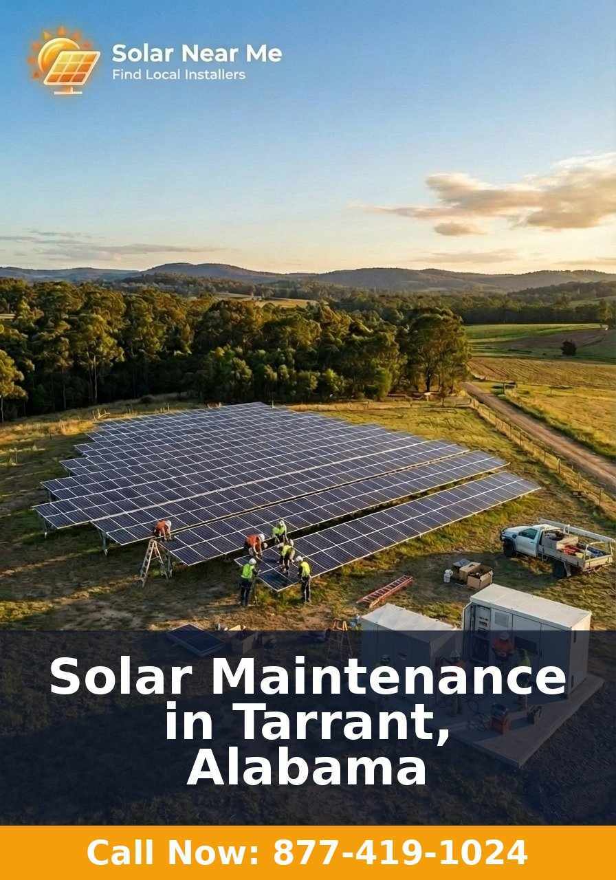 Solar Maintenance in Tarrant, Alabama