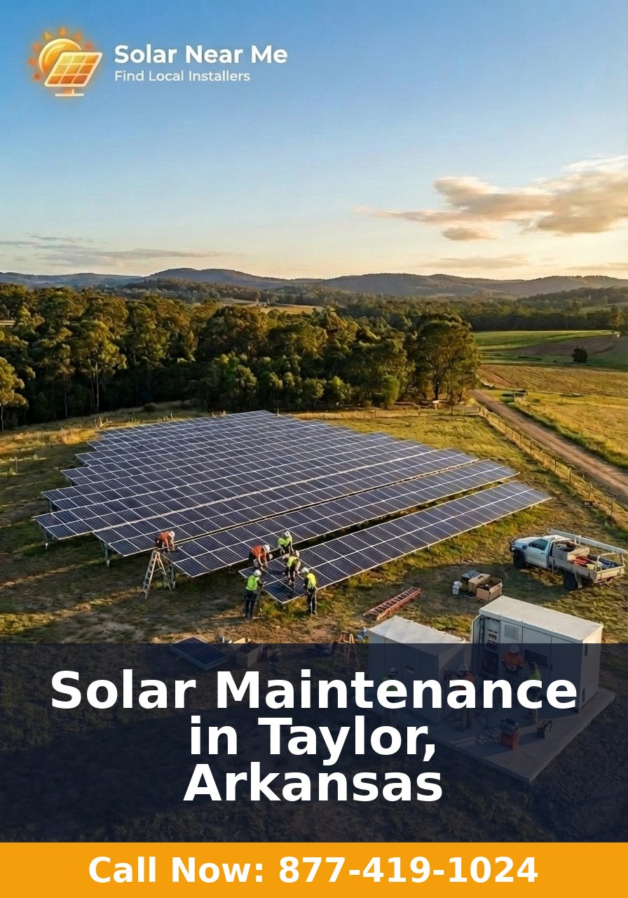 Solar Maintenance in Taylor, Arkansas
