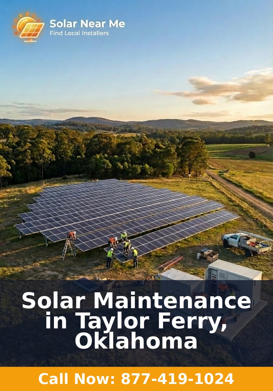 Solar Maintenance in Taylor Ferry, Oklahoma