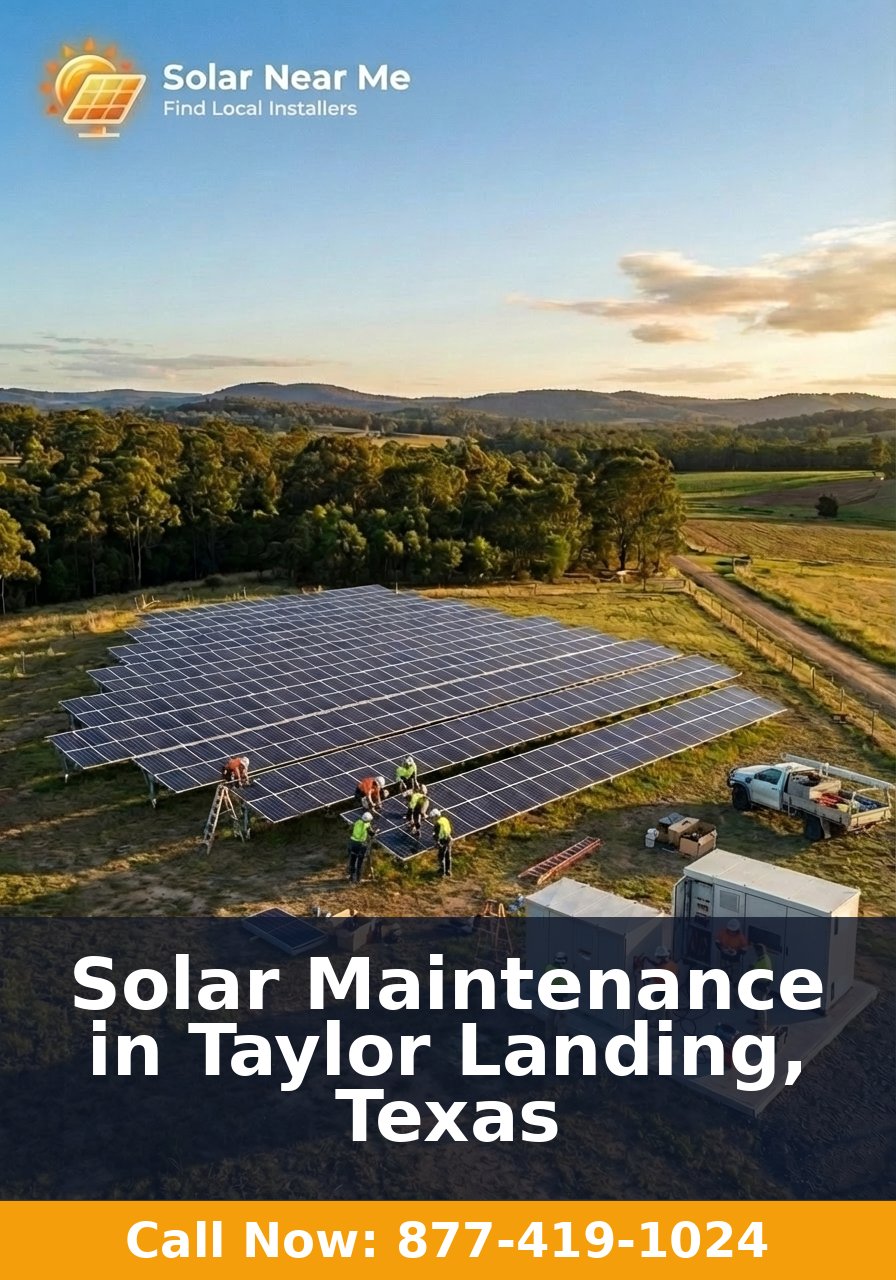 Solar Maintenance in Taylor Landing, Texas