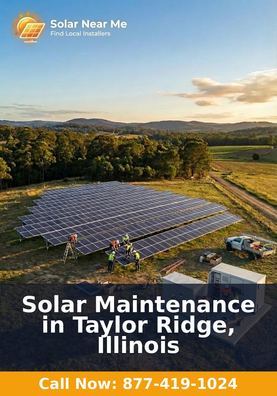 Solar Maintenance in Taylor Ridge, Illinois