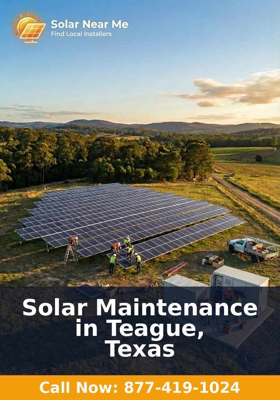 Solar Maintenance in Teague, Texas