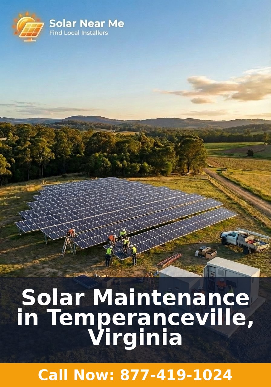 Solar Maintenance in Temperanceville, Virginia