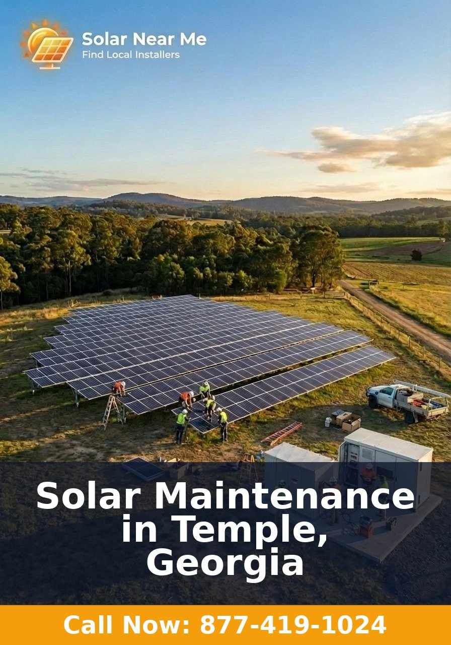 Solar Maintenance in Temple, Georgia