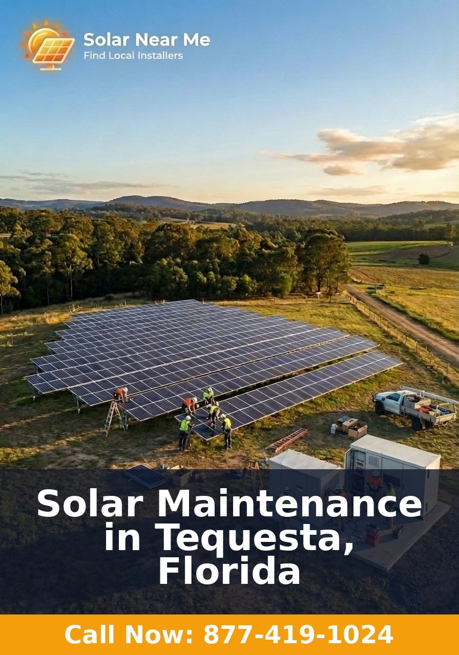 Solar Maintenance in Tequesta, Florida