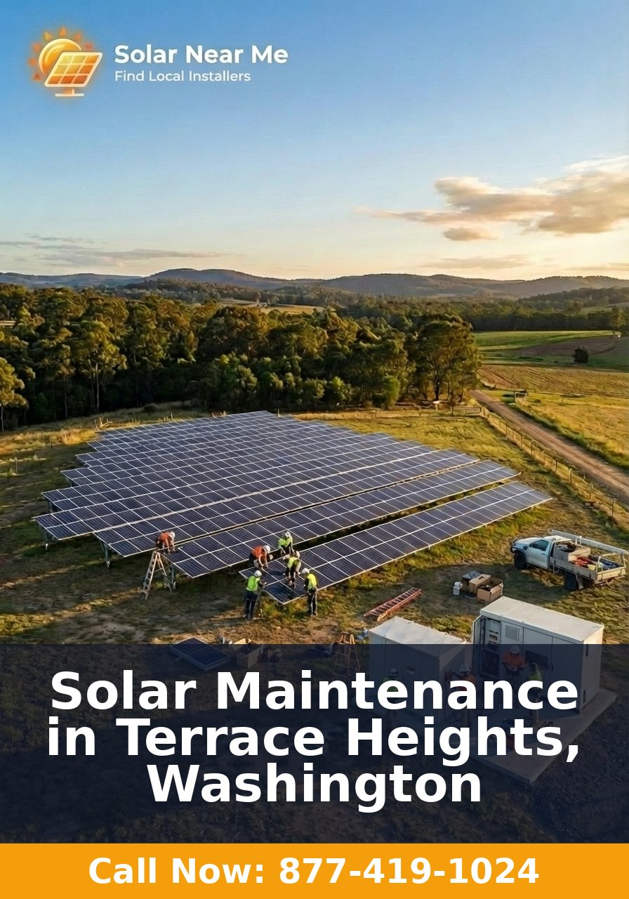 Solar Maintenance in Terrace Heights, Washington
