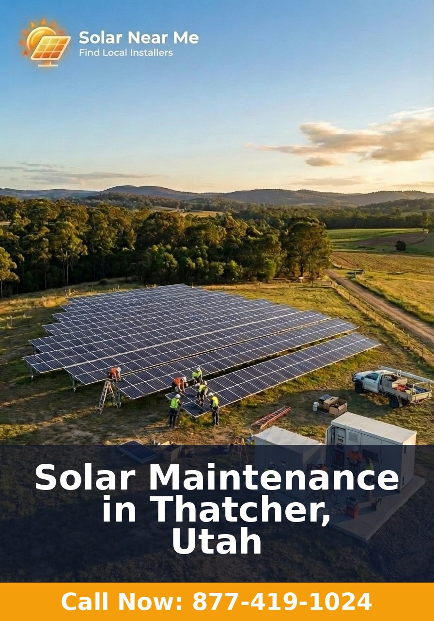 Solar Maintenance in Thatcher, Utah