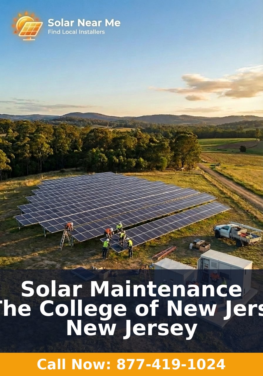 Solar Maintenance in The College of New Jersey, New Jersey